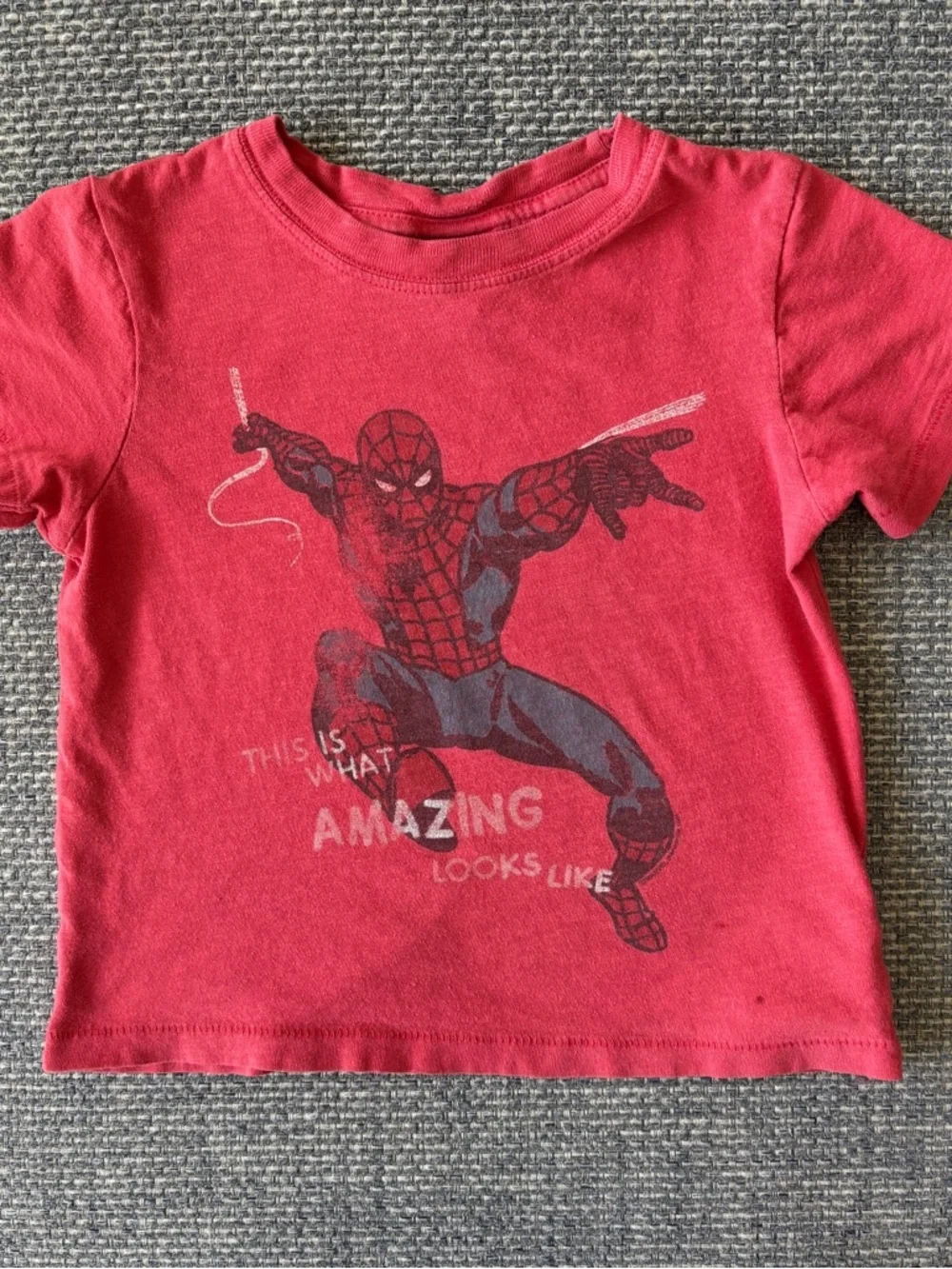 GAP Junk Food Spider Man Red Toddler Tee Size 3T